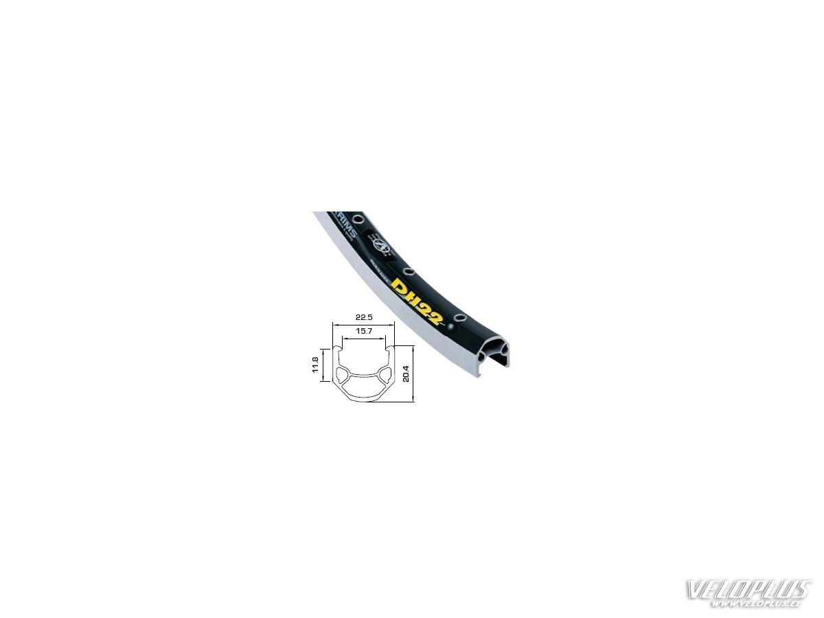 Pöid Alex Rims DH22 700 36a