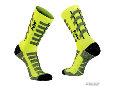 Winter socks Northwave HUSKY CERAMIC TECH 2 yel fluo L (44-47)