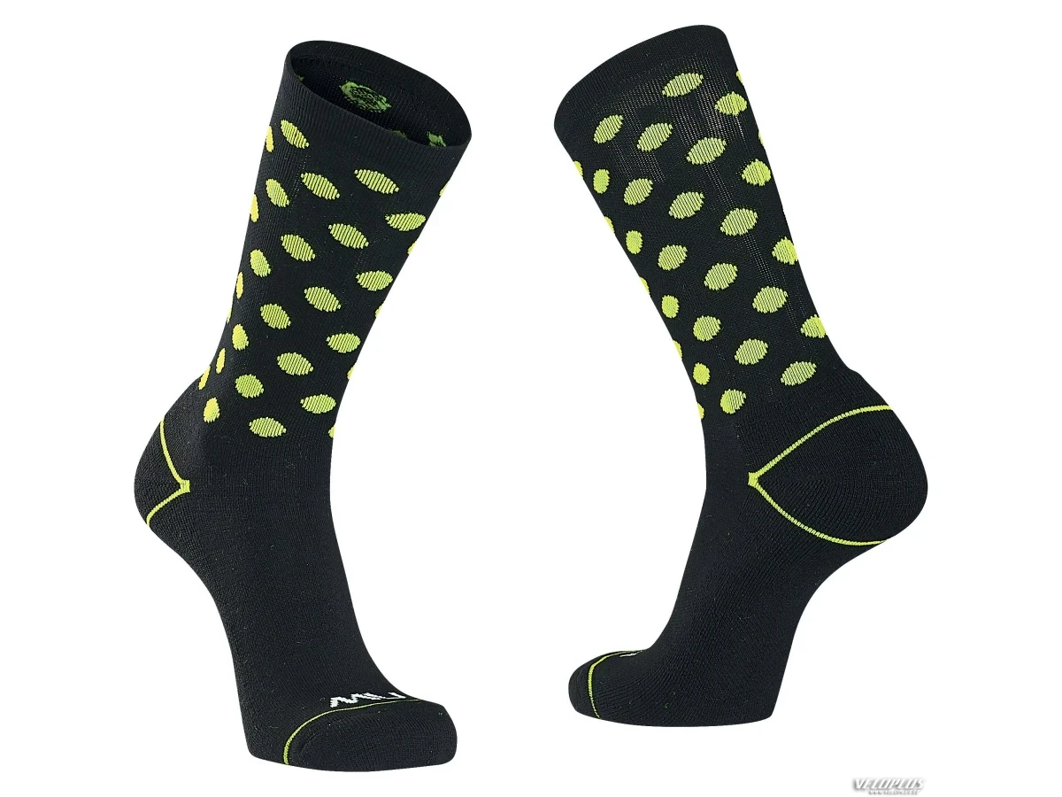 Winter socks Northwave CORE S (36-39) black/yellow flou