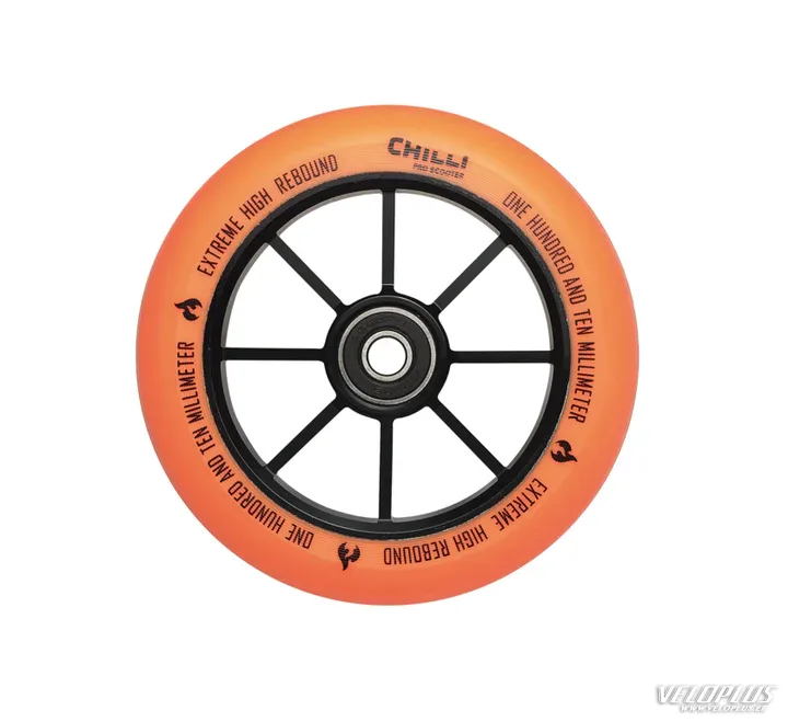 Tõukeratta ratas CHILLI BASE 110mm oranz/must