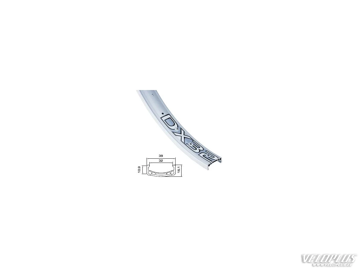 Pöid Alex Rims DX32 26" 32a hõbe