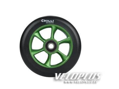 Ratas Chilli Turbo Core must-roheline 110mm