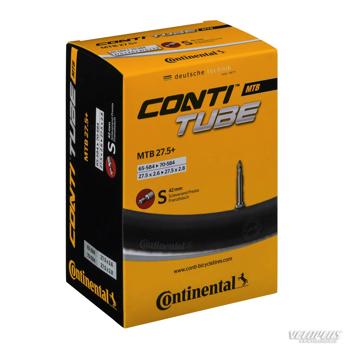 Sisärengas Continental MTB 27.5+ Wide 57/70-584 FV 42 mm
