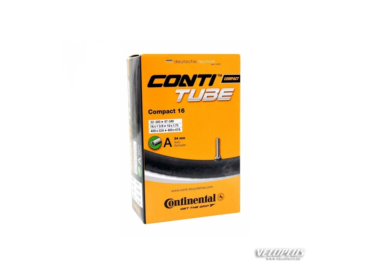 Inner tube Continental 16x1.25/1.75 AV 32/47-305/349 Woom 3