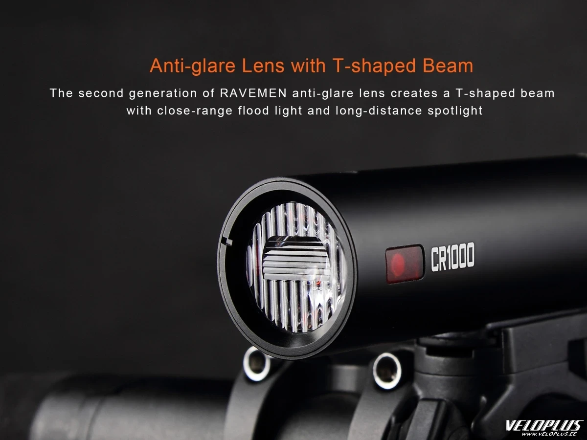 Front light RAVEMEN CR1000 lms USB