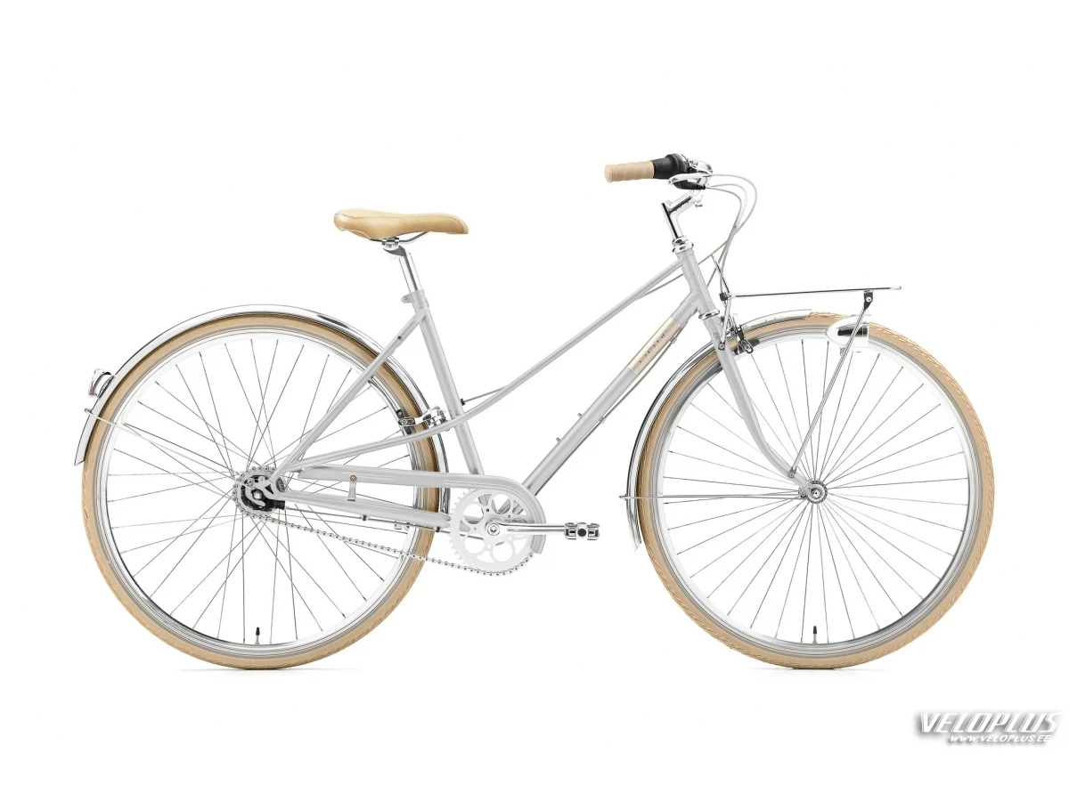 Naiste linnaratas CREME CAFERACER LADY SOLO hõbedane 7k S/M 44,5 cm