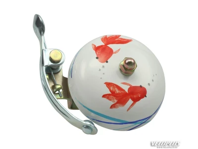 CRANE SUZU BELL - HAND PAINTED - KOI