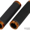 Käepidemed BROOKS CAMBIUM RUBBER GRIPS 130+130MM BLACK/COPPER thumbnail 1
