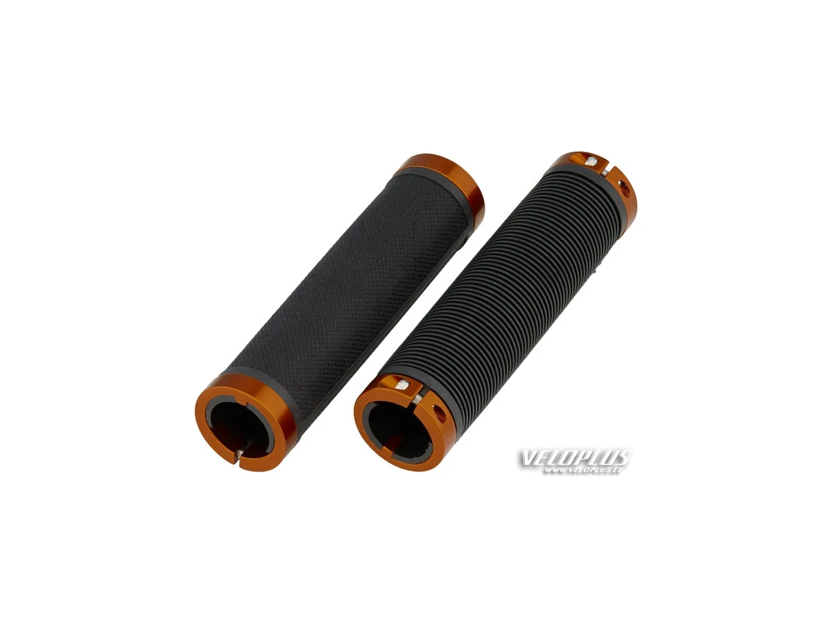 Käepidemed BROOKS CAMBIUM RUBBER GRIPS 130+130MM BLACK/COPPER