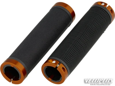 Käepidemed BROOKS CAMBIUM RUBBER GRIPS 130+130MM BLACK/COPPER