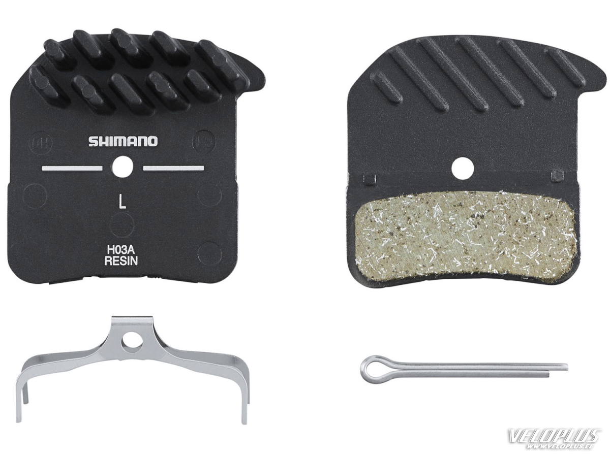 Disc brake pad set H03A Incl Spring/Split Pin resin