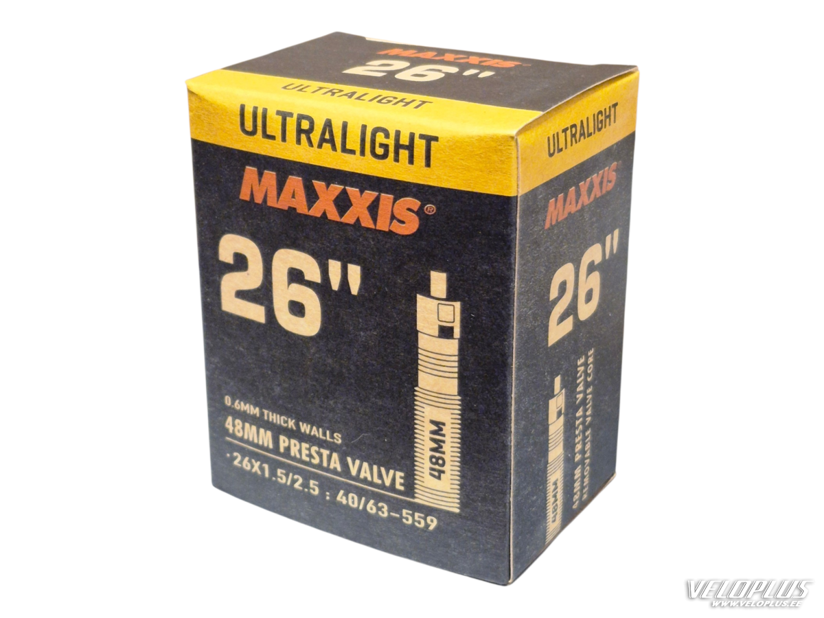 Iekšējā kamera Maxxis 26x1.50/2.50 PV 48mm Ultralight