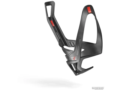 Elite Bottle Cage Rocko Carbon mat, Red graphic