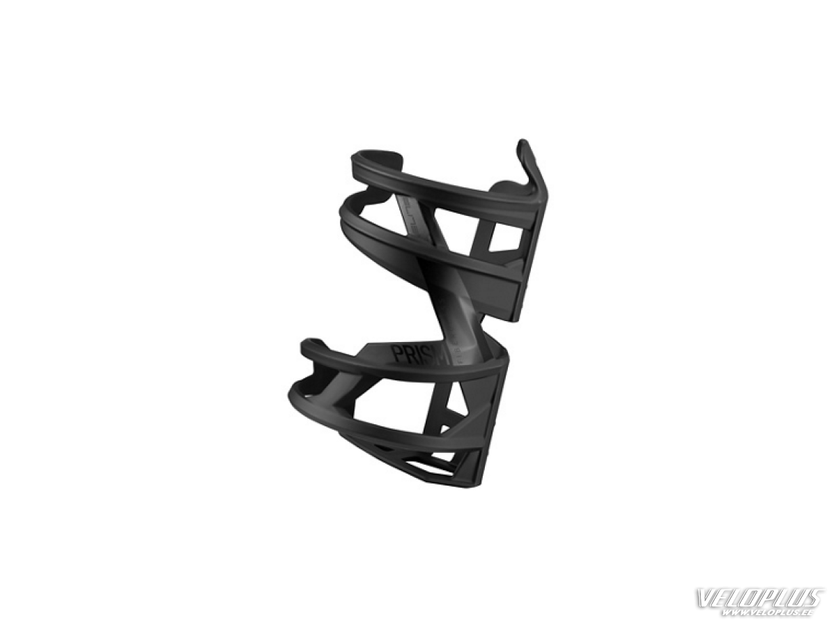 Elite Bottle Cage Prism Soft touch, Black graphic, left