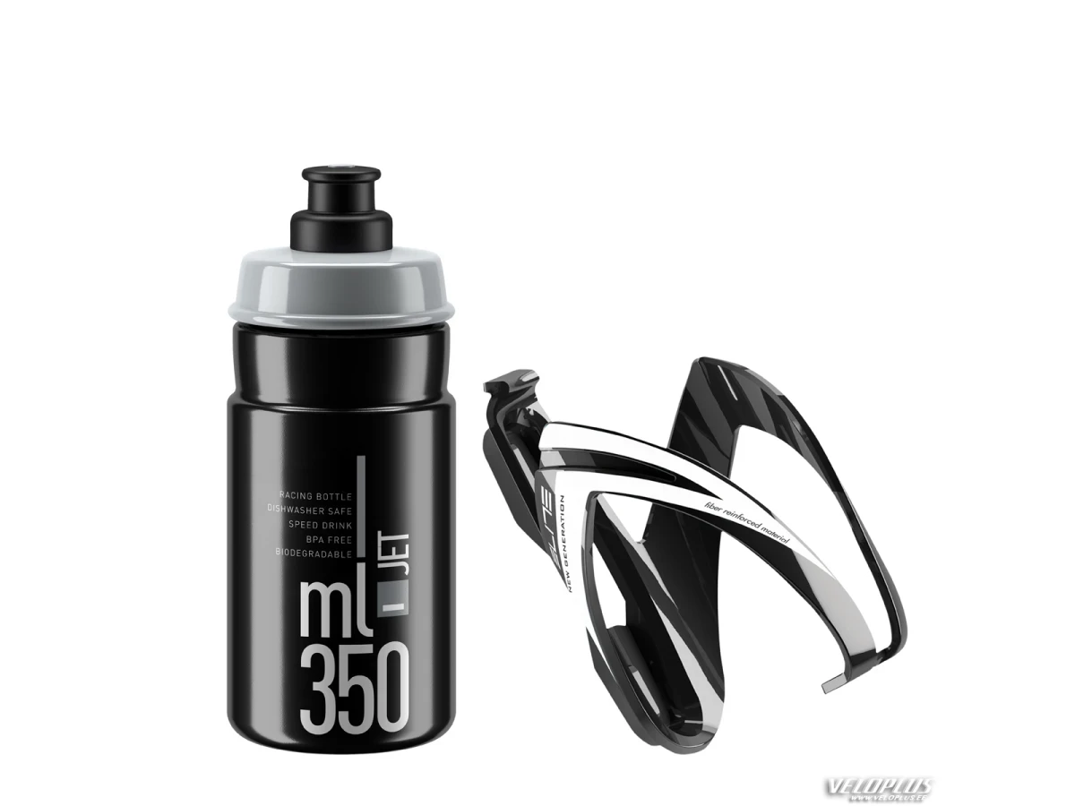 Elite Cage/Bottle Kite Ceo Black - Red graphic