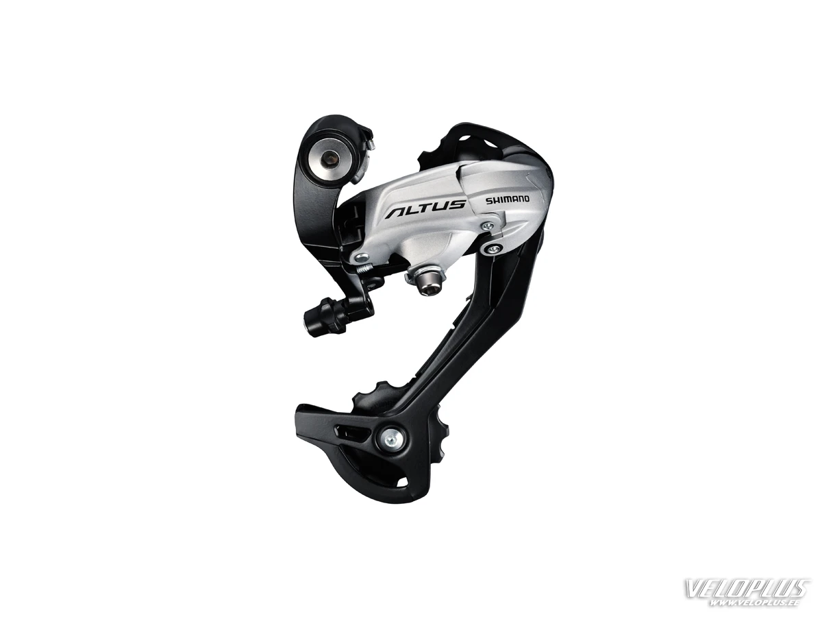Aizmugurējais pārslēdzējs Shimano Altus RD-M370 SGS Sudraba 9 ātrumu
