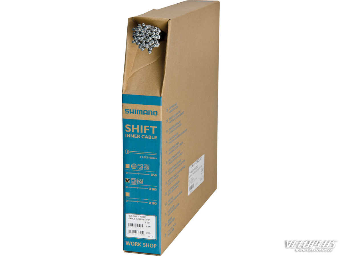 Shift inner cable box Shimano SUS 1,2x2100mm 100pcs