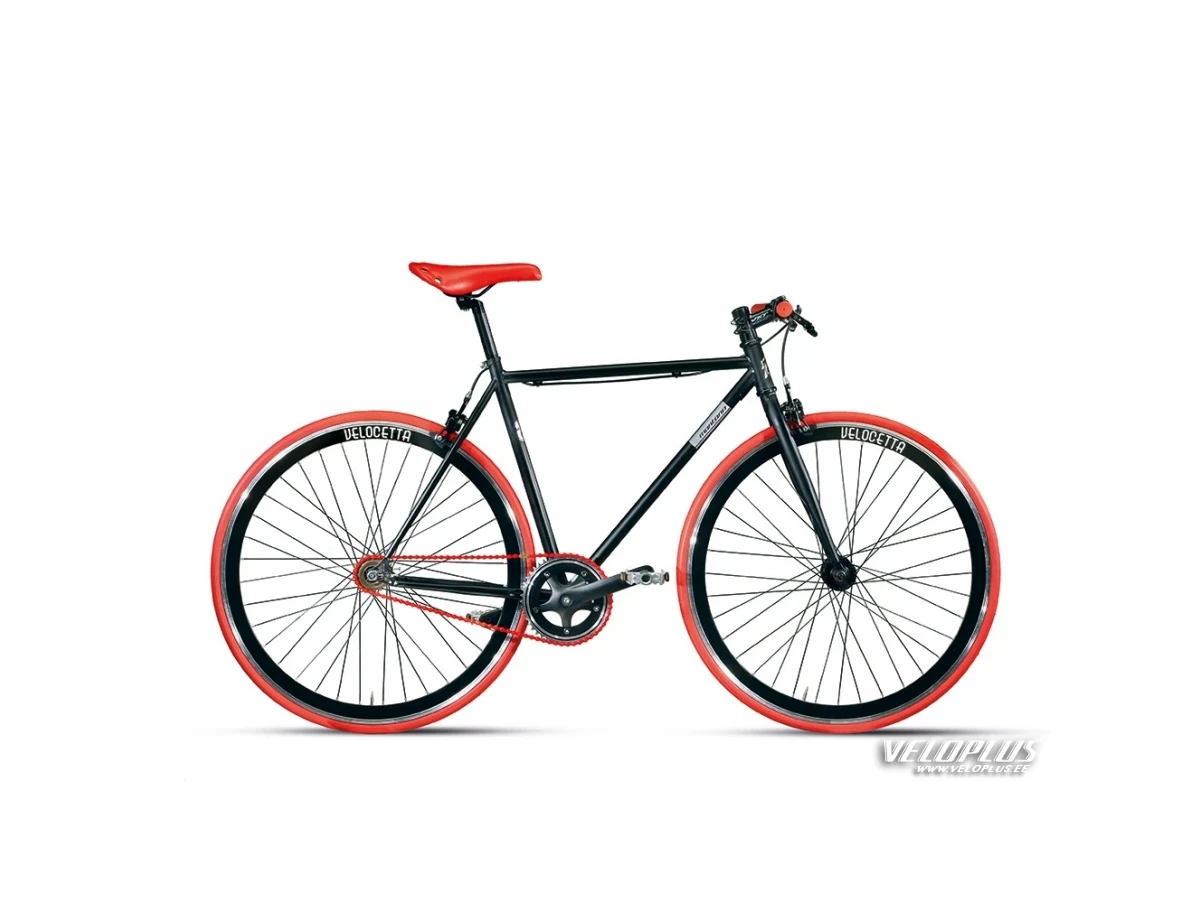 Citybike MONTANA VELOCETTA PISTA 56cm matt black / red