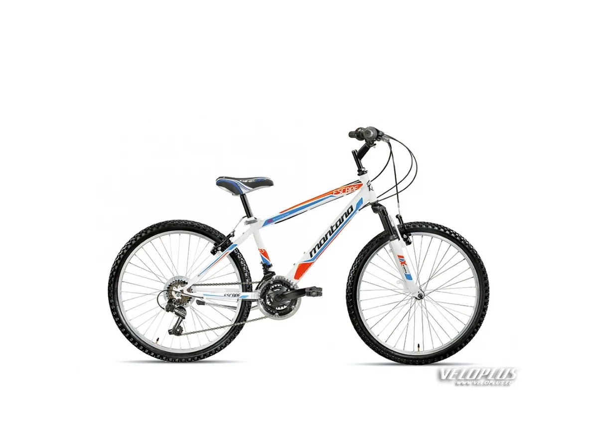 Maastikuratas MONTANA 24" ESCAPE noortele 18k valge/ sinine/ punane