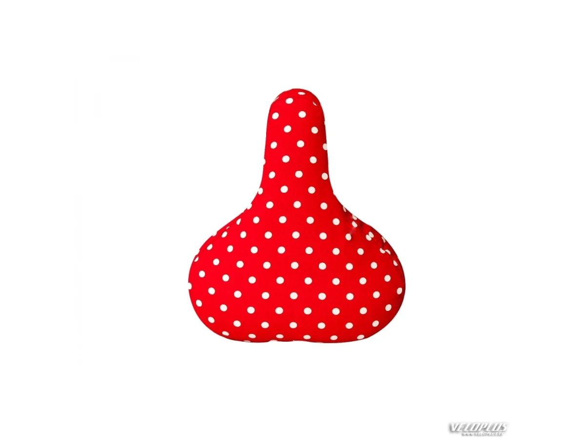 Saddle cover BIKE BELLE POLKA RED