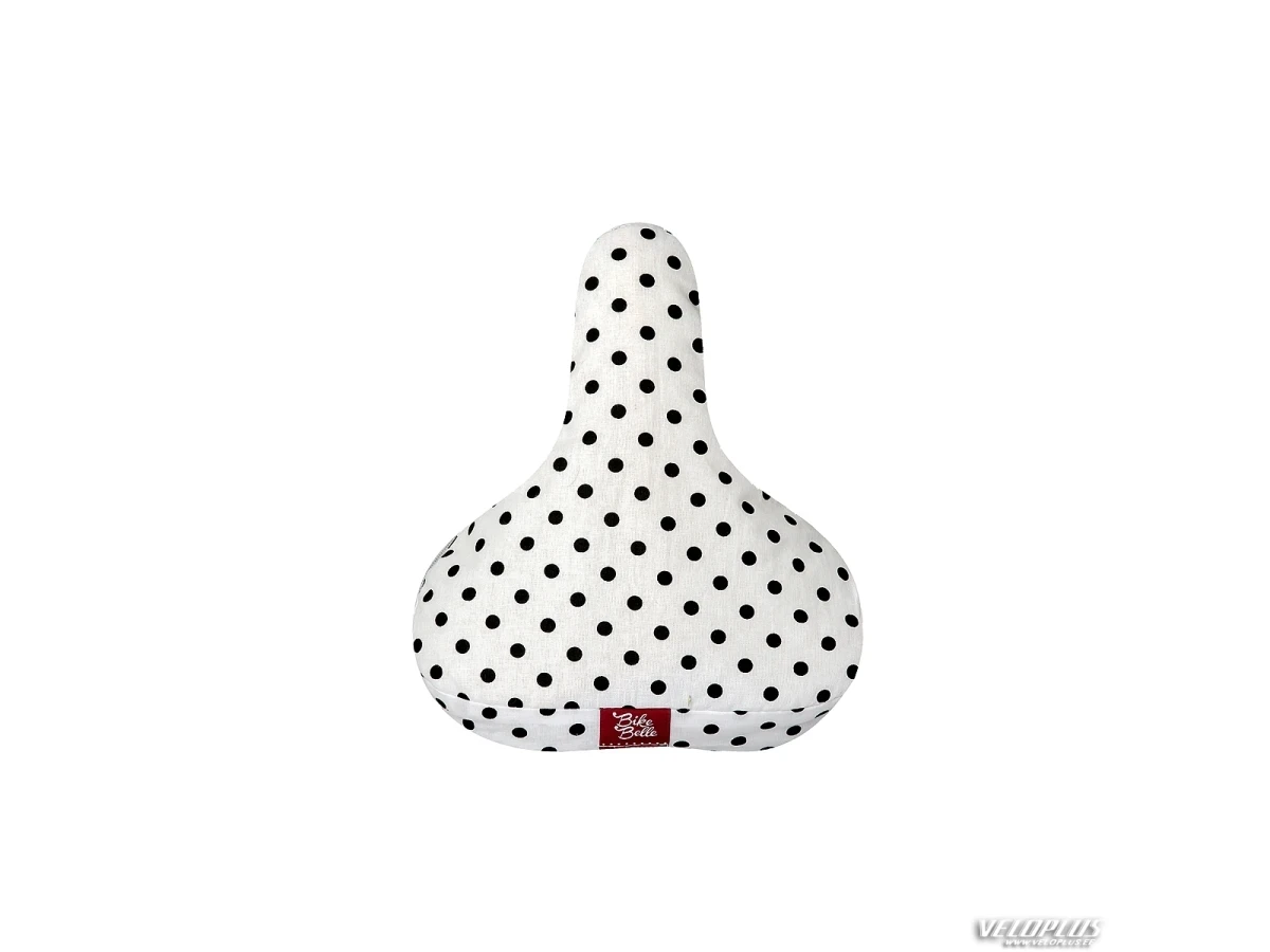 Saddle cover BIKE BELLE POLKA WHITE