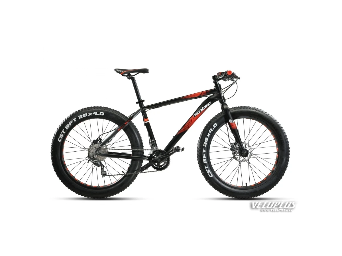 Fatbike MONTANA FAT 26" ACERA 2x8 M-DISC 44cm/17" must-punane