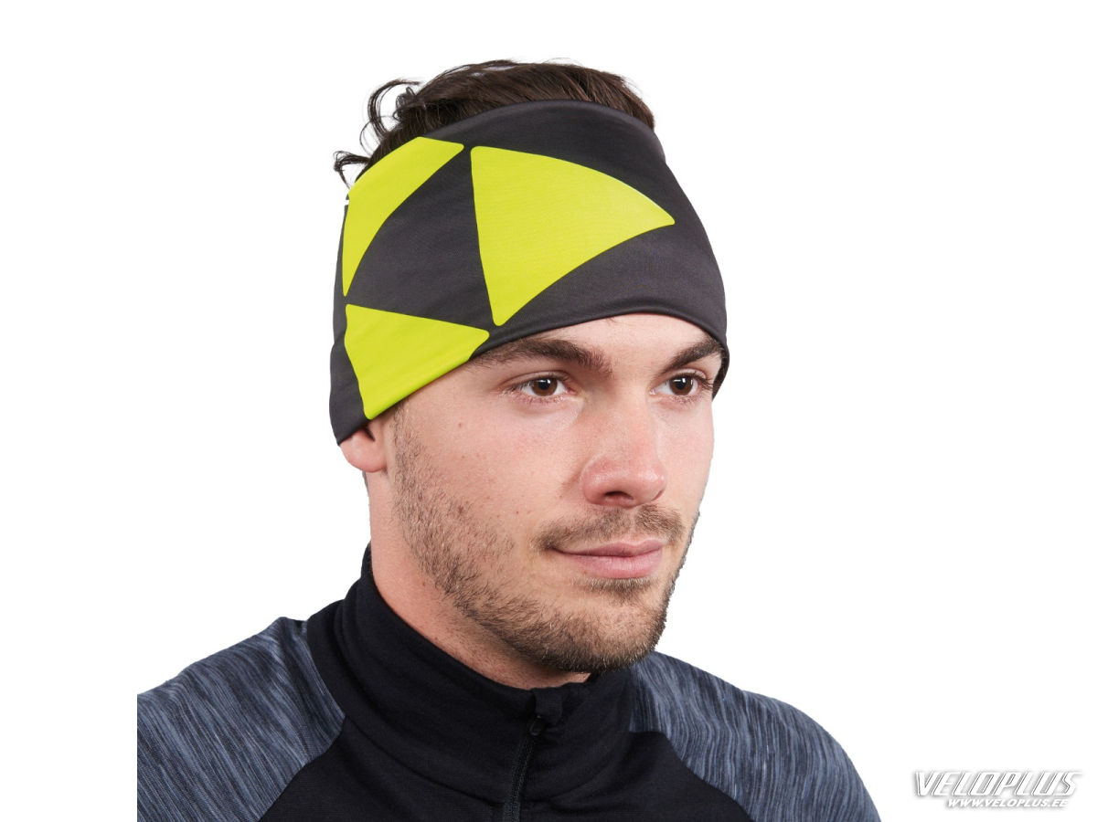 Headband FISCHER OBERSTDORF blk/yellow OZ