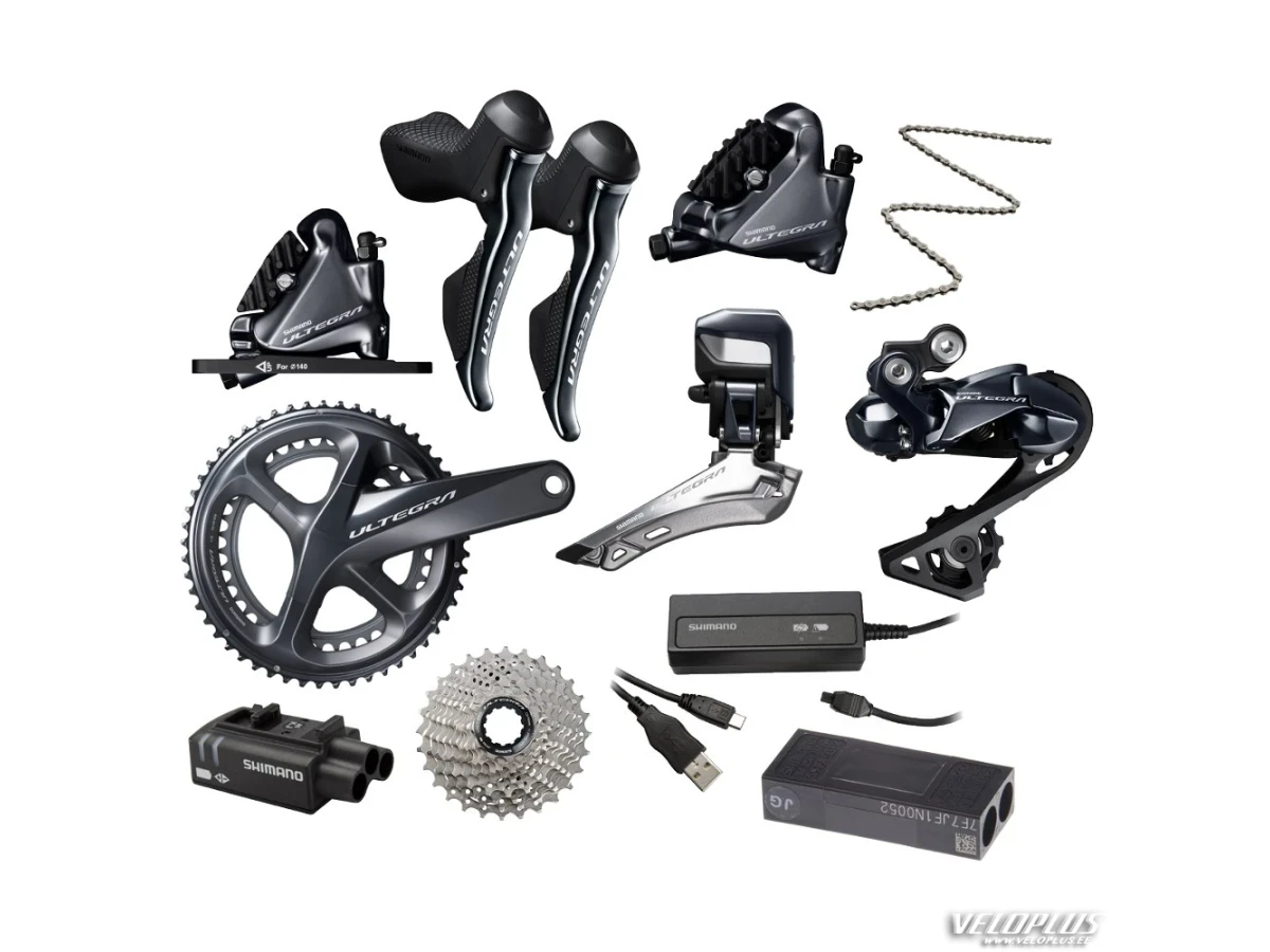 Groupset Shimano Ultegra Di2 R8000 2x11 for disc brake