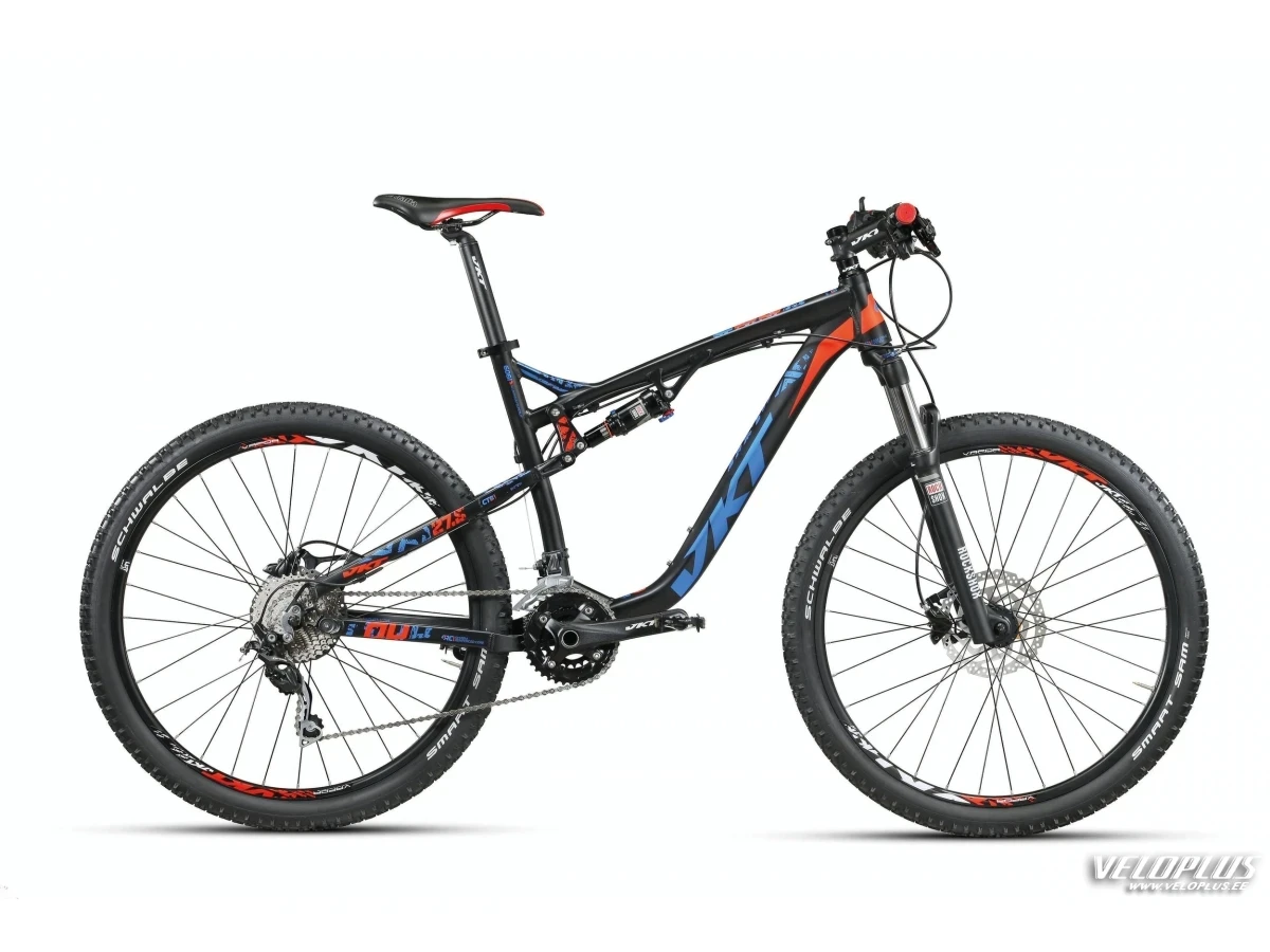 Mountainbike VKT 27,5" LOUD DEORE 2x10 43cm/17" black/blue/red