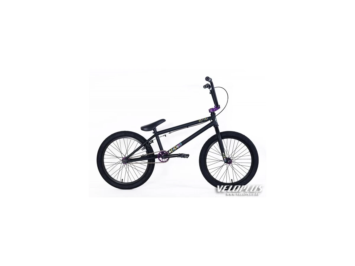BMX complete bike Academy Aspire 20/ 20.4 TT Matte Black / Purple