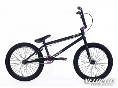 BMX complete bike Academy Aspire 20/ 20.4 TT Matte Black / Purple