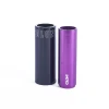 BMX peegid Colony Anyway Pegs Alloy / Plastic 10/14mm must/lilla (1tk) thumbnail 1