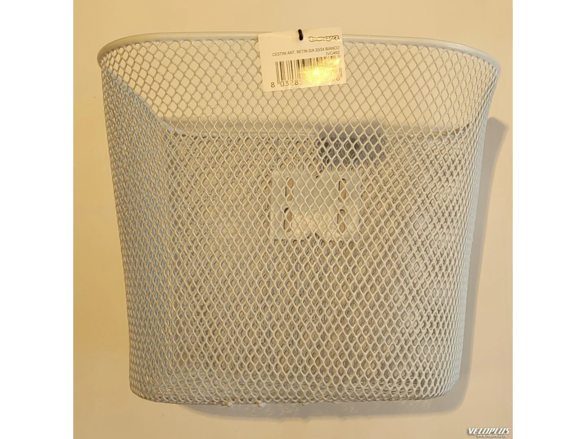 kids bike front basket BONIN 20-24 WHITE w/o fixers