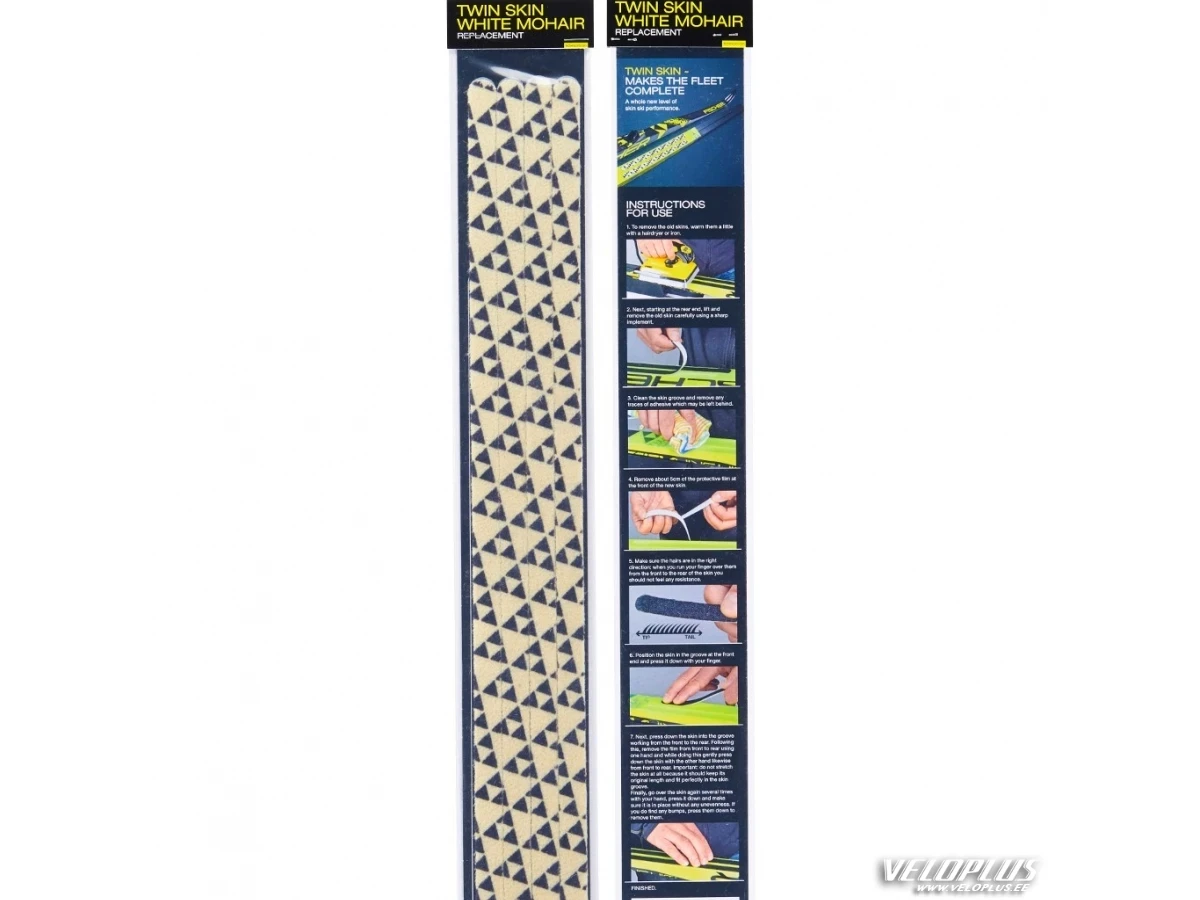 FISCHER TWIN SKIN WHITE 100% MOHAIR 45 CM REPLACEMENT (K51217)