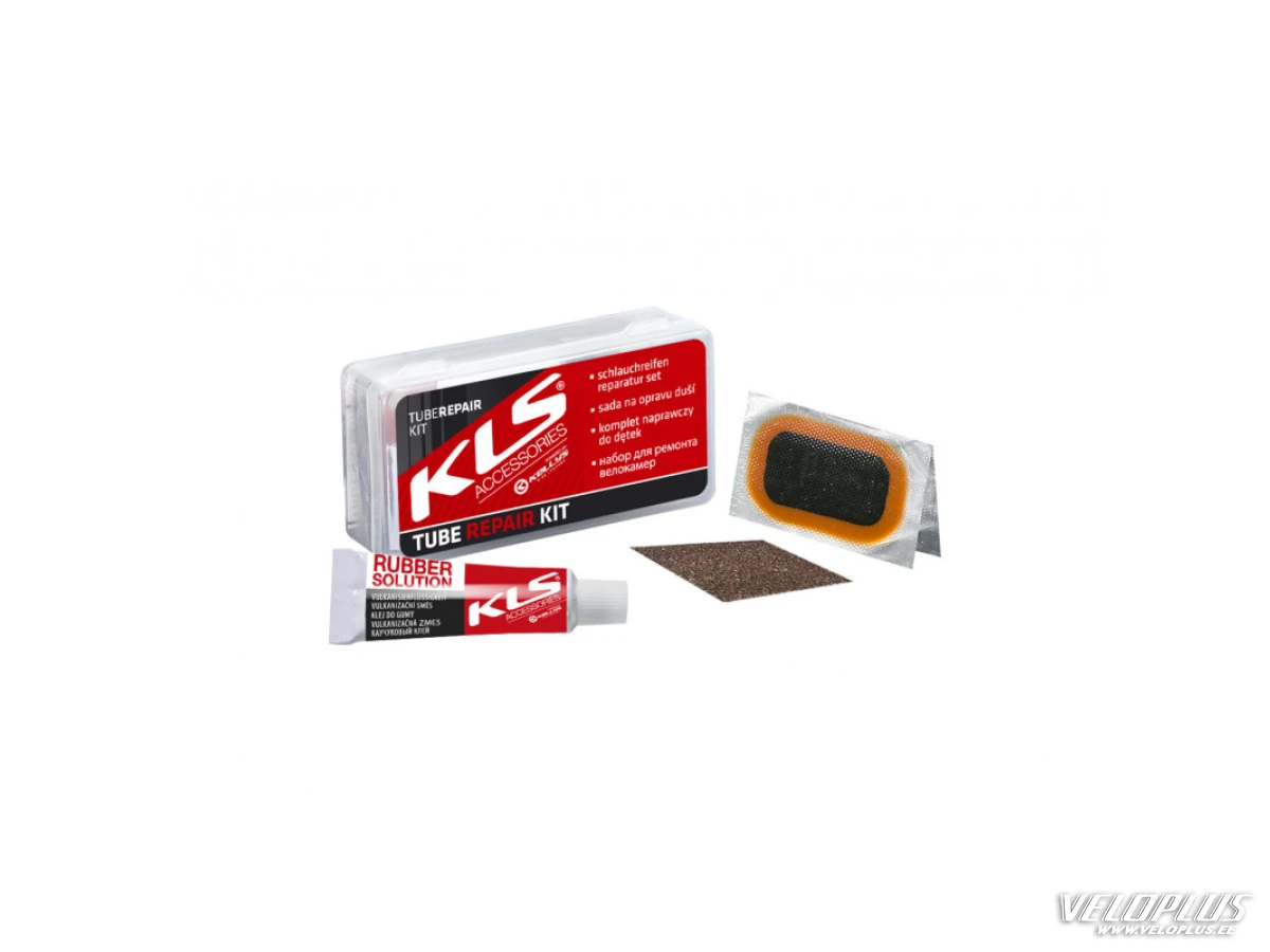 Tube Repair Kit KLS with patching cement.