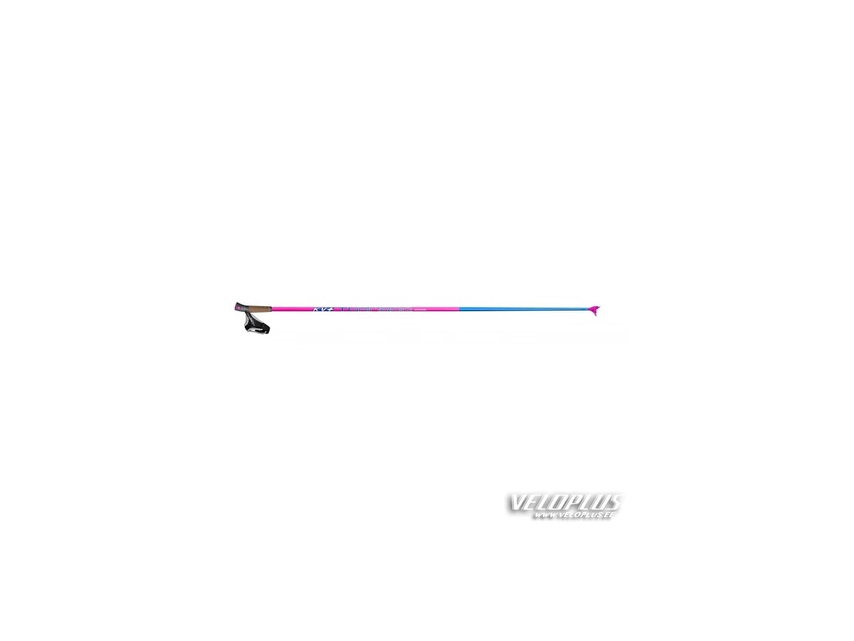 Ski poles KV+ TORNADO JR PINK KIT 130cm 50% carbon
