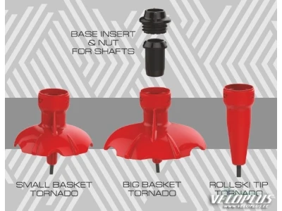 Slēpju nūju trauki KV+ TORNADO BIG PINK QCD rozā (pāris)