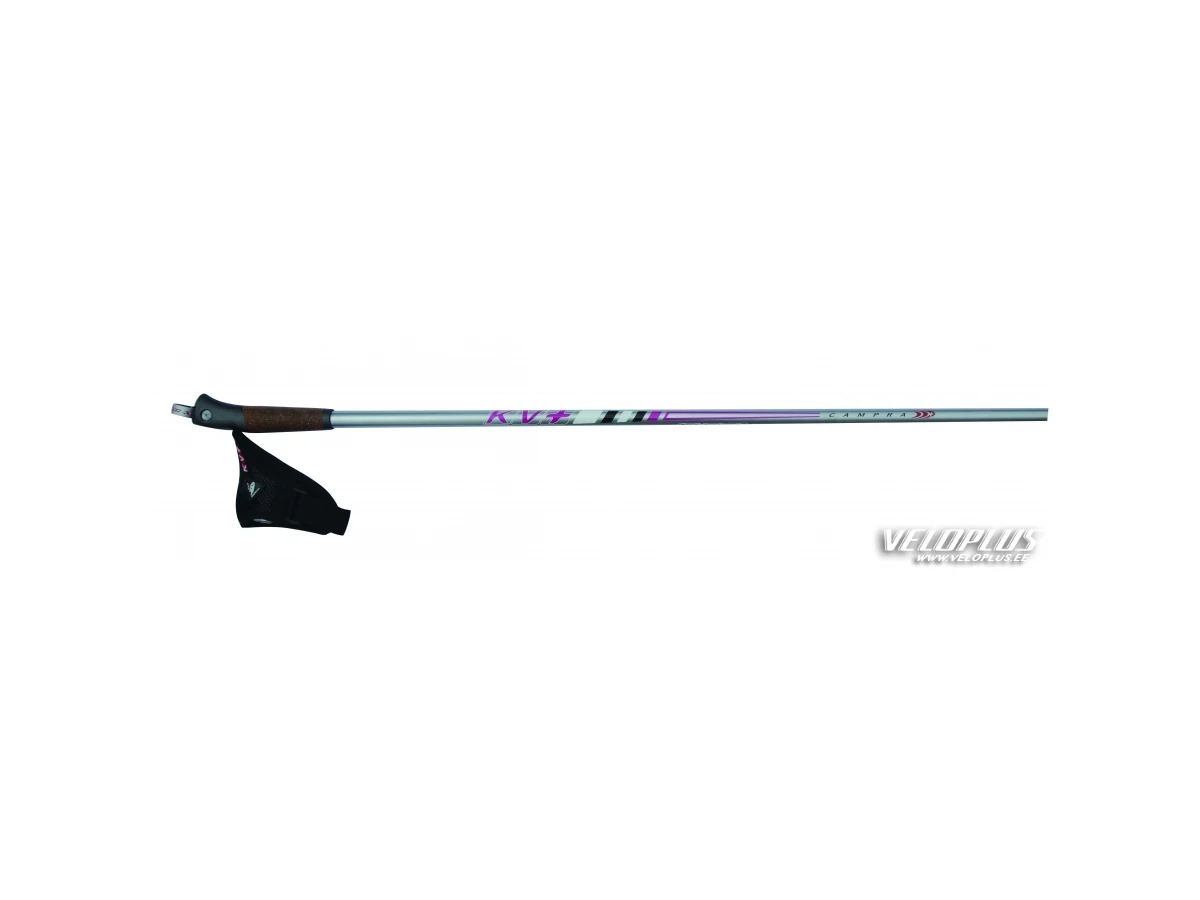 Лыжные палки KV+ Campra Clip розовый 30% углерод 145cm