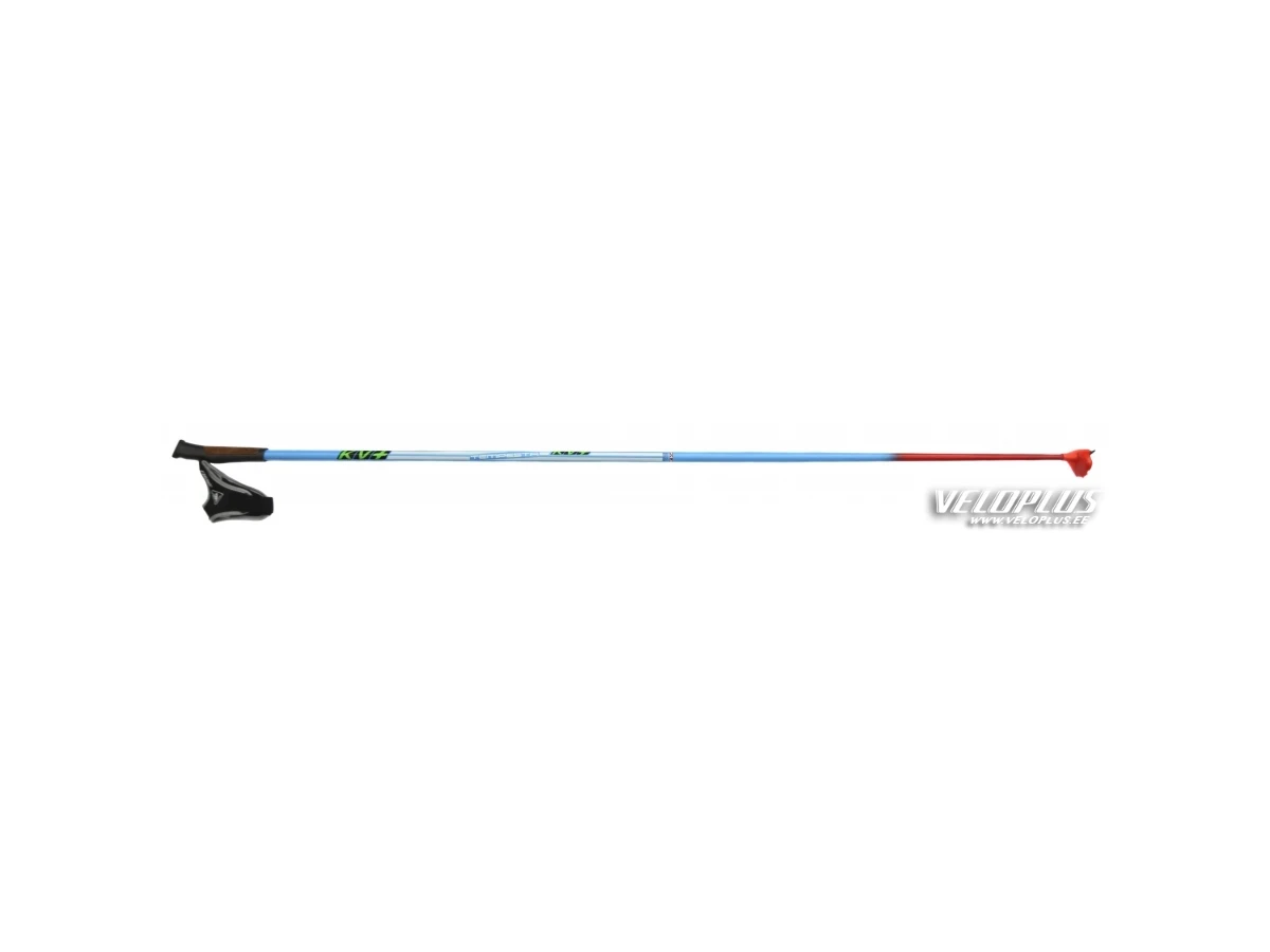 Ski poles KV+ Tempesta Clip Blue 90% carbon 162,5 cm