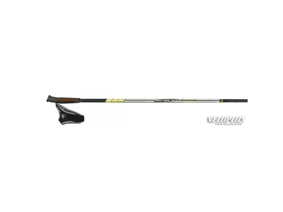 Ski poles KV+ Advanced Clip black 50% carbon 170cm