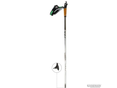 Ski poles KV+ ELITE Clip Set-Kit 160-175cm 100% Carbon 62g/m