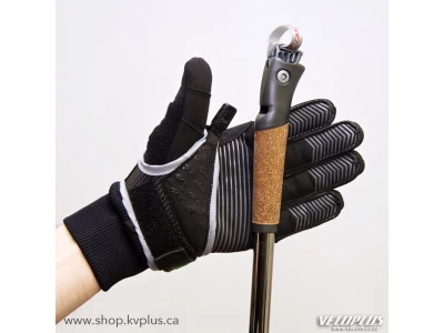 Ski poles KV+ ELITE Clip Set-Kit 160-175cm 100% Carbon 62g/m