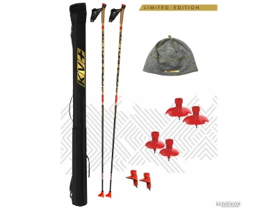 Ski poles KV+ TORNADO GOLD Set-kit 170cm