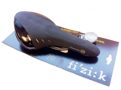 Saddle Fizik Rondine Life black men + ICS backlight
