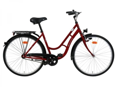 Ratas Minerva 28" 50cm 1-käiku punane naiste M313