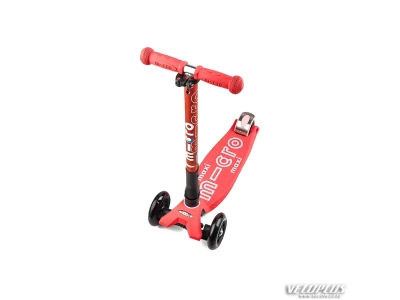 Scooter Micro Maxi Deluxe Foldable coral red