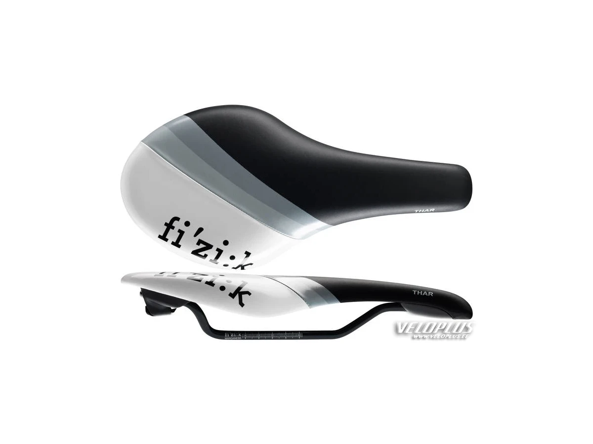 Sadul Fizik Thar 29er magneesium must-valge
