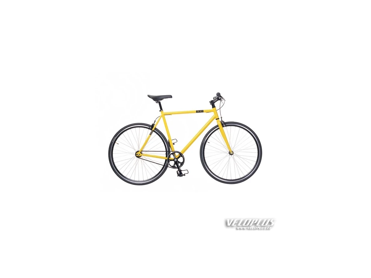 City bike fixie Skid 60cm lemon