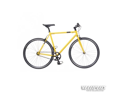 City bike fixie Skid 60cm lemon