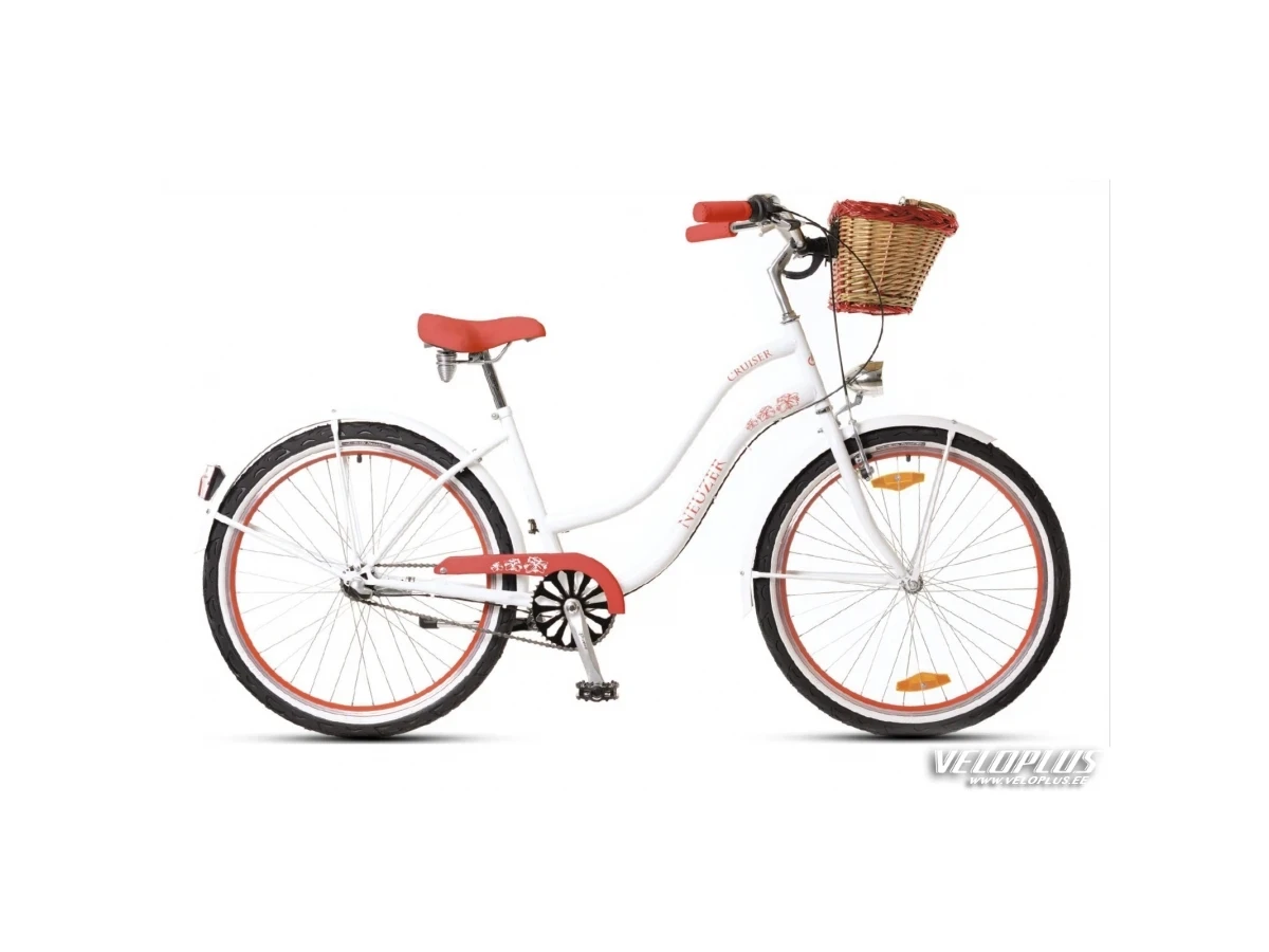 City bike Neuzer Cruiser Women 26" N3 white/red